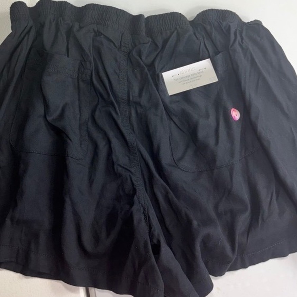 A:Glow Maternity Black Full Coverage Belly Band Shorts XXL-MAT WM81X005RS1 - Picture 10 of 14